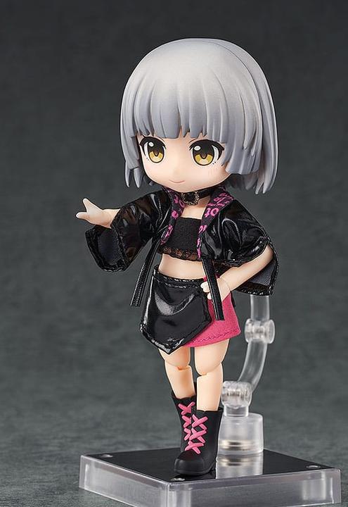 Actual product image Good Smile Company Original Character Accessories for Nendoroid Doll Figures Outfit Set: Idol Outfit - Girl (Rose Red)