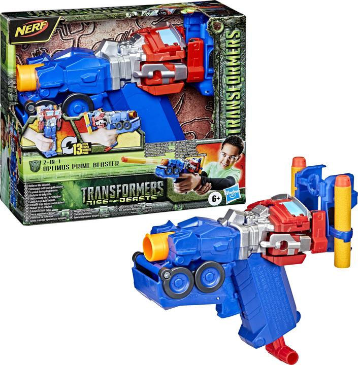 Actual product image Hasbro Transformer MV7 Optimus Prime Blaster 2in1