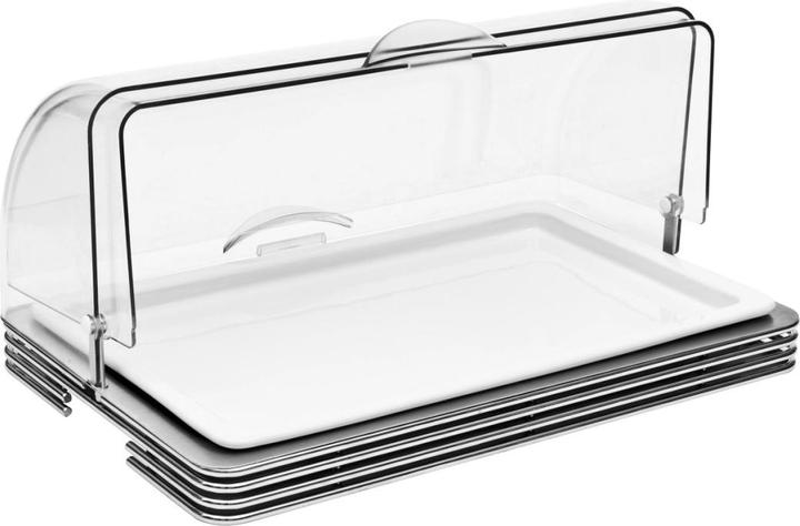 Produktbild ZEP WIREFRAME Buffetplatte gekühlt, Porzellan, GN 1/1