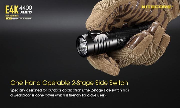 Actual product image Nitecore E4K (4400 lm)