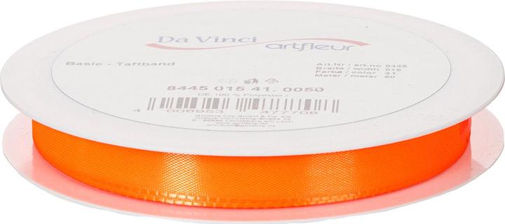 Produktbild Goldina Geschenkband, Basic - Taftband - neon-orange (1x)