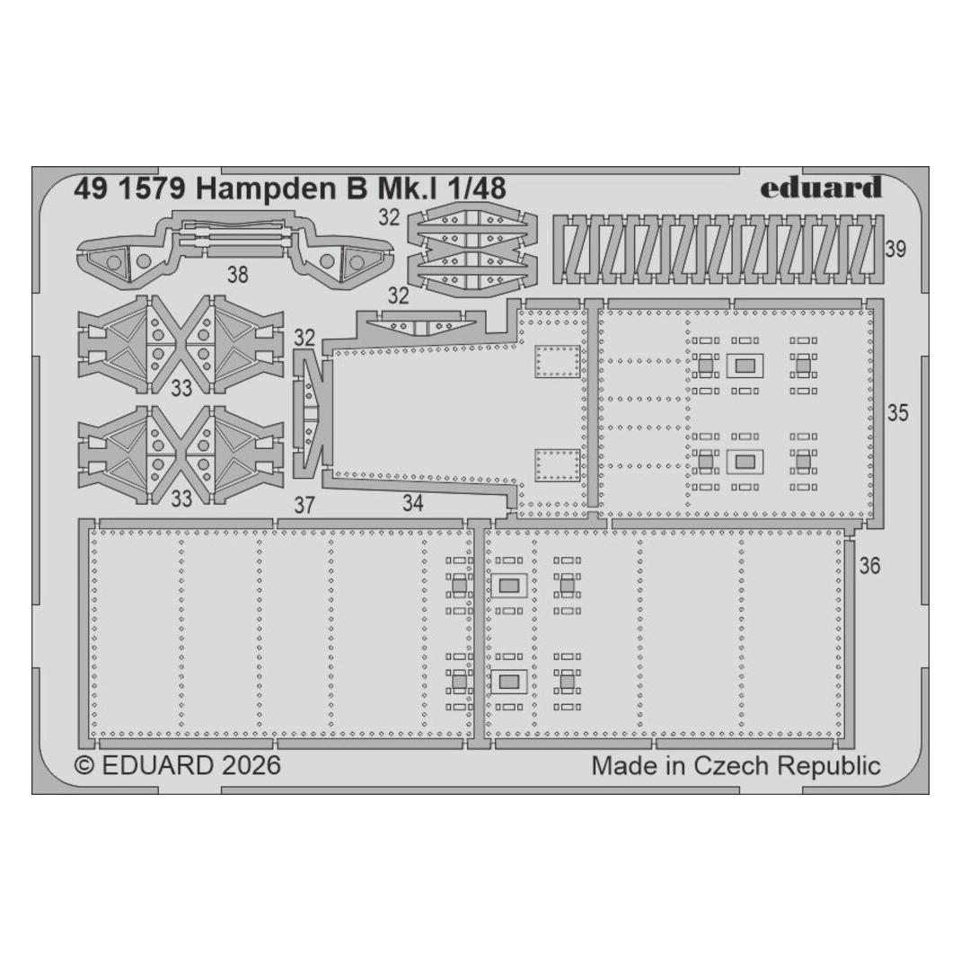Eduard Hampden B Mk.I for ICM (491579)