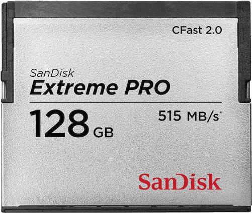 Image du produit Sandisk CFast Card Extreme Pro 128GB (128 Go, CFast 2.0)
