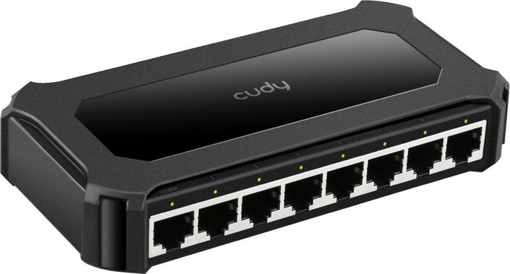 Productafbeelding Cudy GS108D netwerkswitch Gigabit Ethernet (10/100/1000) Zwart (8 ports)