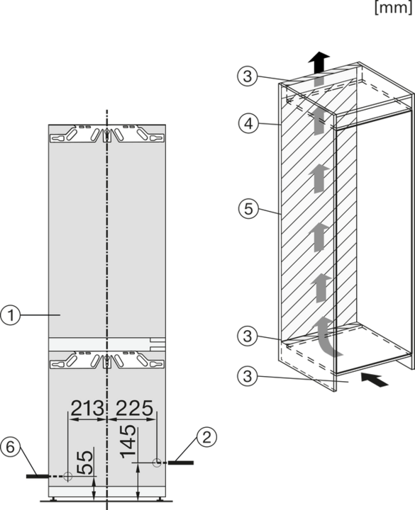 Immagine prodotto Miele Combinazione frigorifero-congelatore KFN 7795 C (246 l)