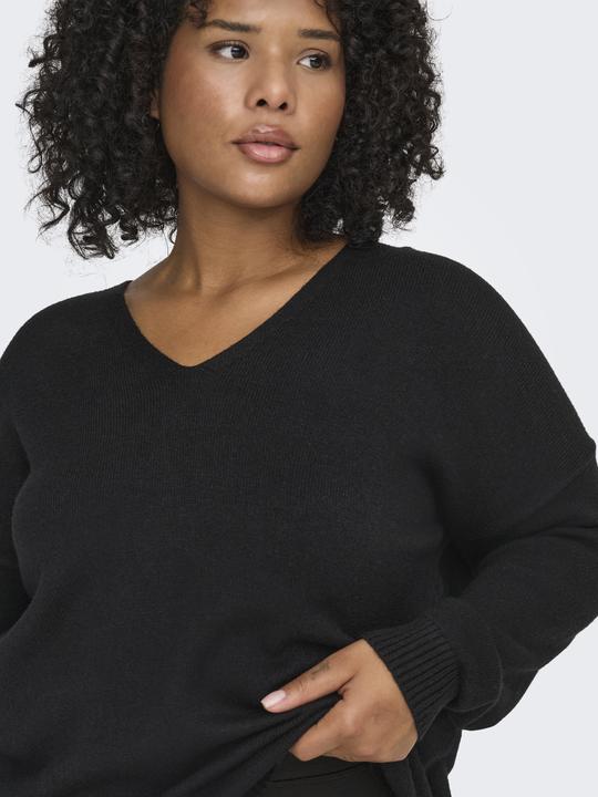 Produktbild Only Curvy V-Ausschnitt Strickpullover (XL)