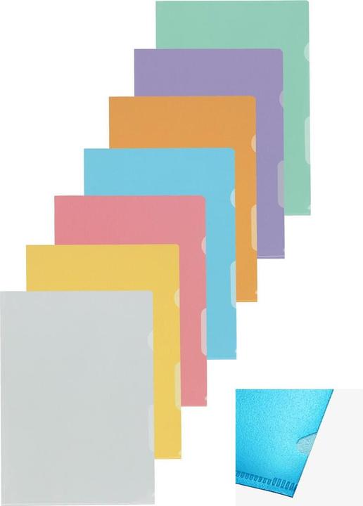 Immagine prodotto Kolma Cartella A4 liscia super resistente blu (A4, 10 x)