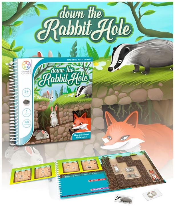 Actual product image Smart Games Down The Rabbit Hole (German)