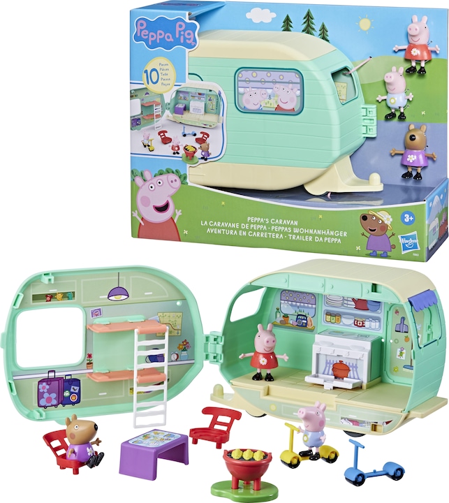 Actual product image Hasbro Peppa's Caravan