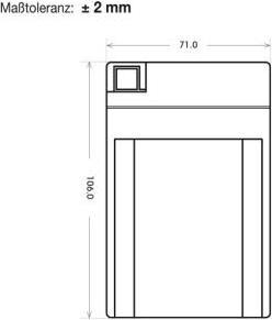 Produktbild Panther Batterien Motorradbatterie AGM YTX5L-BS 12V 4Ah (12 V, 4 Ah)