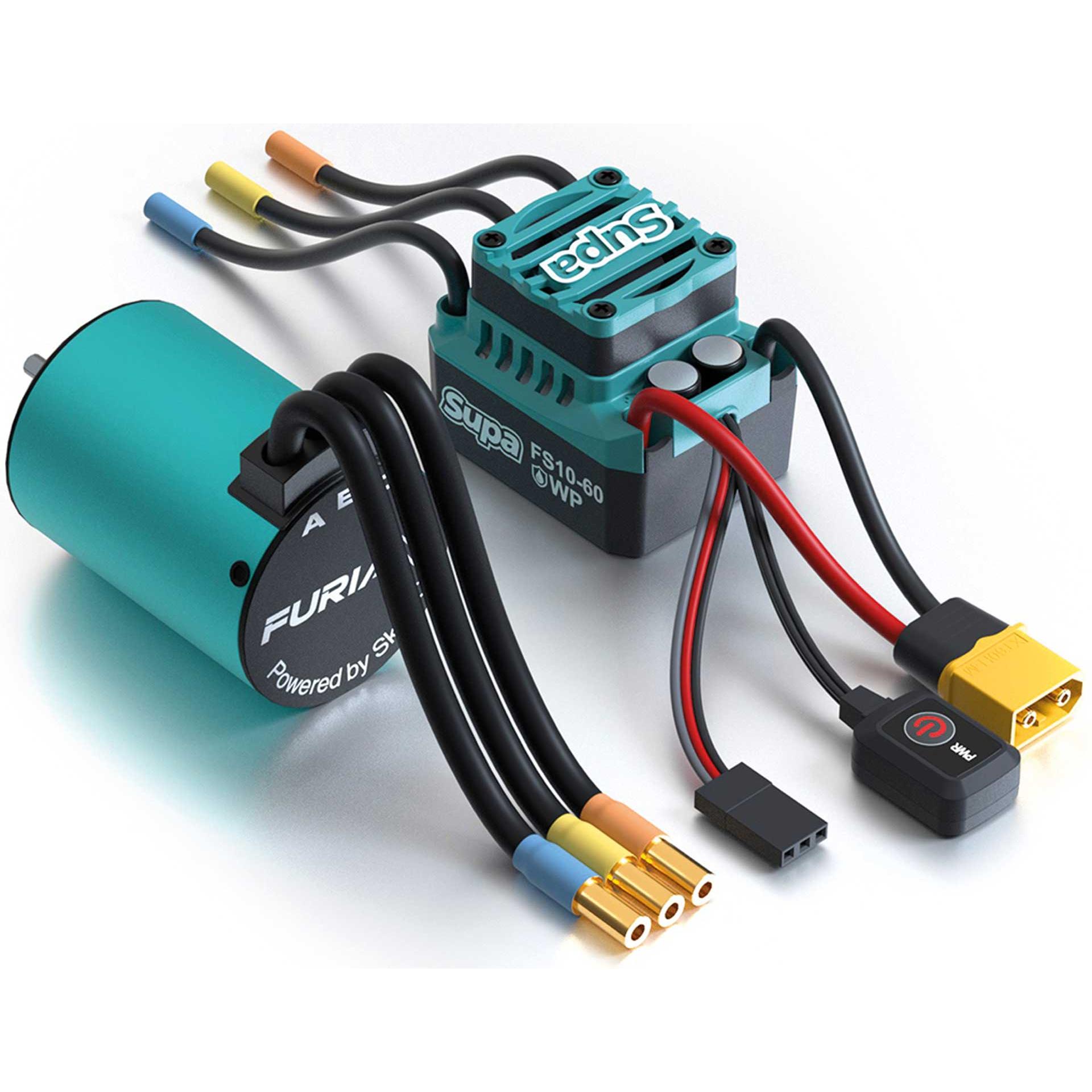 SkyRC Supa Brushless Combo 60A 5400kV für 1/10