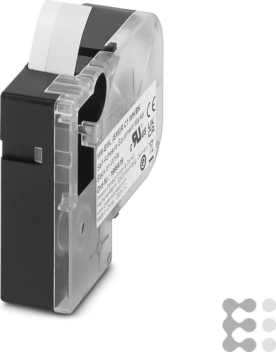 Actual product image Phoenix Contact Label MM-EML EX6 R C1 WH/BK (0.60 cm)