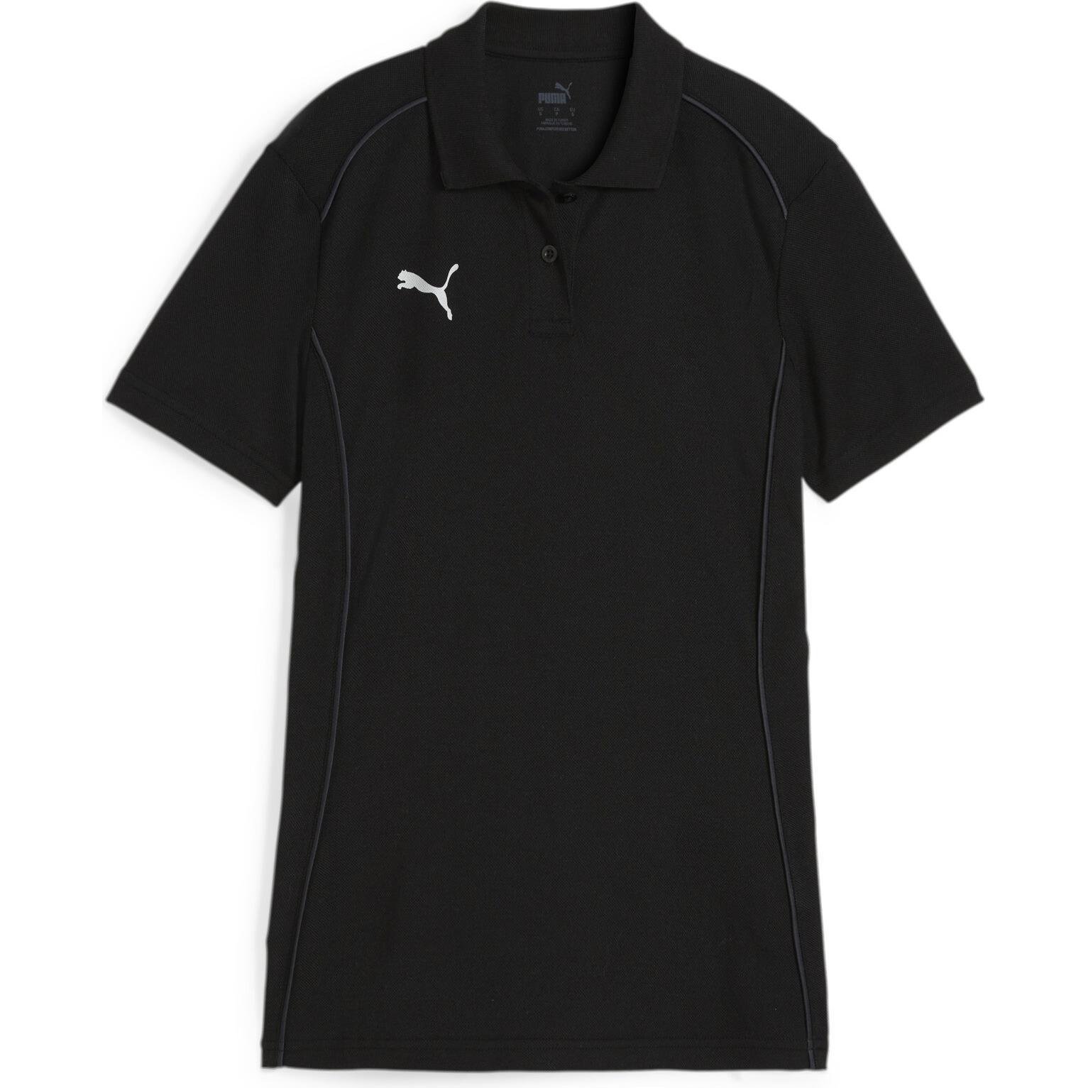 Puma, Damen, Sportshirt, teamFINAL Casuals Polo Wmn (XXL), Schwarz, XXL