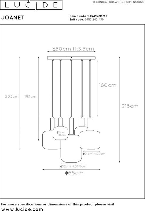 Produktbild Lucide Joanet (E27)
