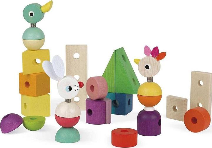 Actual product image Janod Zigolo's big colourful train