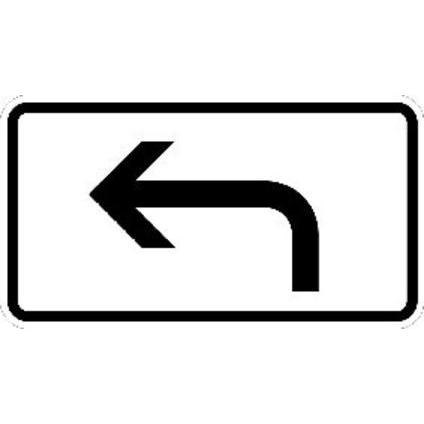 Magni ZZ.1000-11, 330x600mm Linksabbiegerpfeil RAL-Gütezeichen Folie RA1 (89963654)