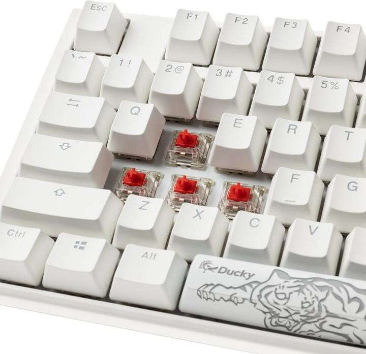 Immagine prodotto Ducky Tastiera da gioco One 3 Classic bianco puro, LED RGB - MX-Red (USA) (USA, Cablato)