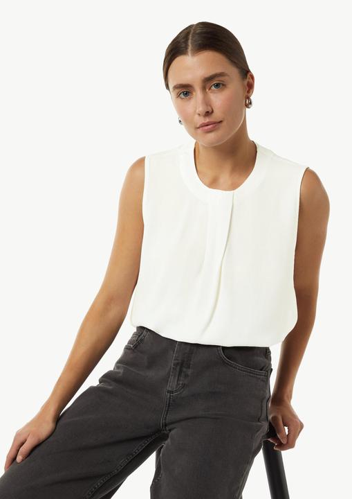 Produktbild Comma Bluse Crêpe-Top mit Faltendetail (38)