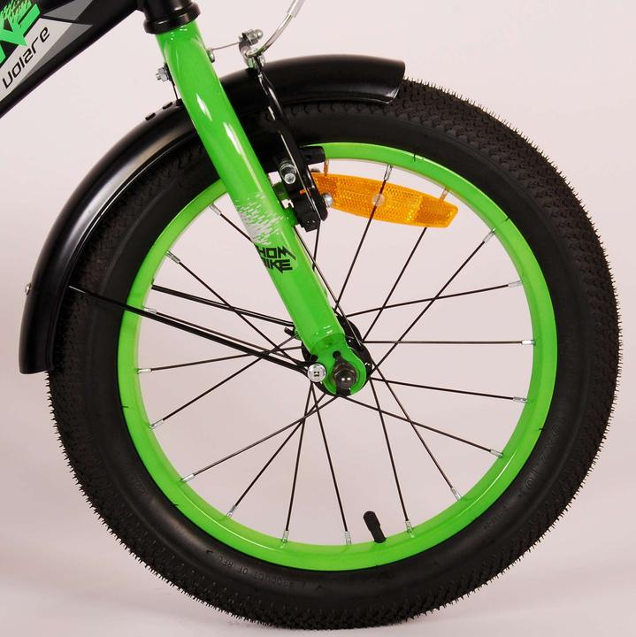 Actual product image Volare Thombike Kinderfiets - Jongens - 16 inch - Zwart Groen (16")