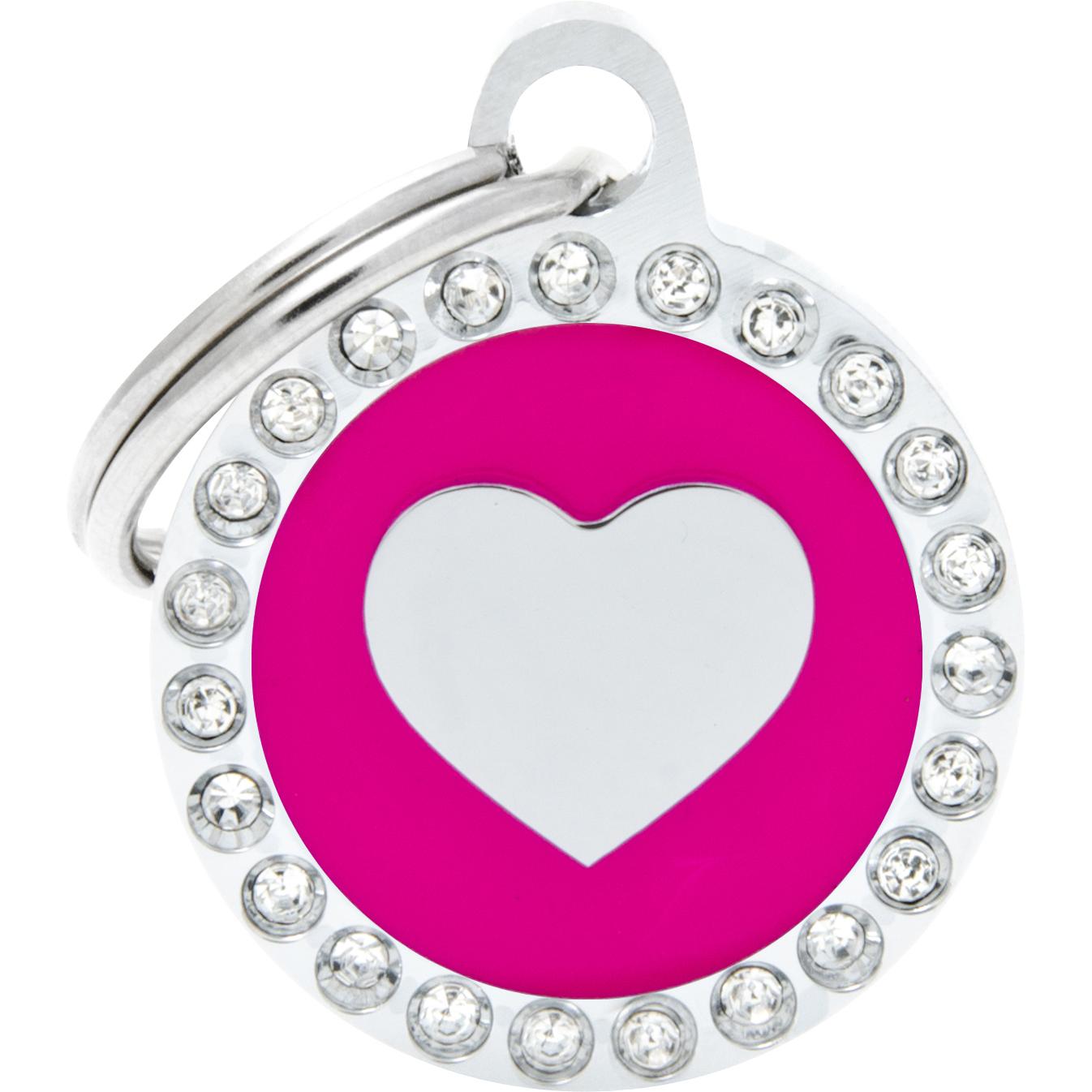 Myfamily, Ricordo bebè, MyFa tegn glam, cirkel med hjerte, rosa