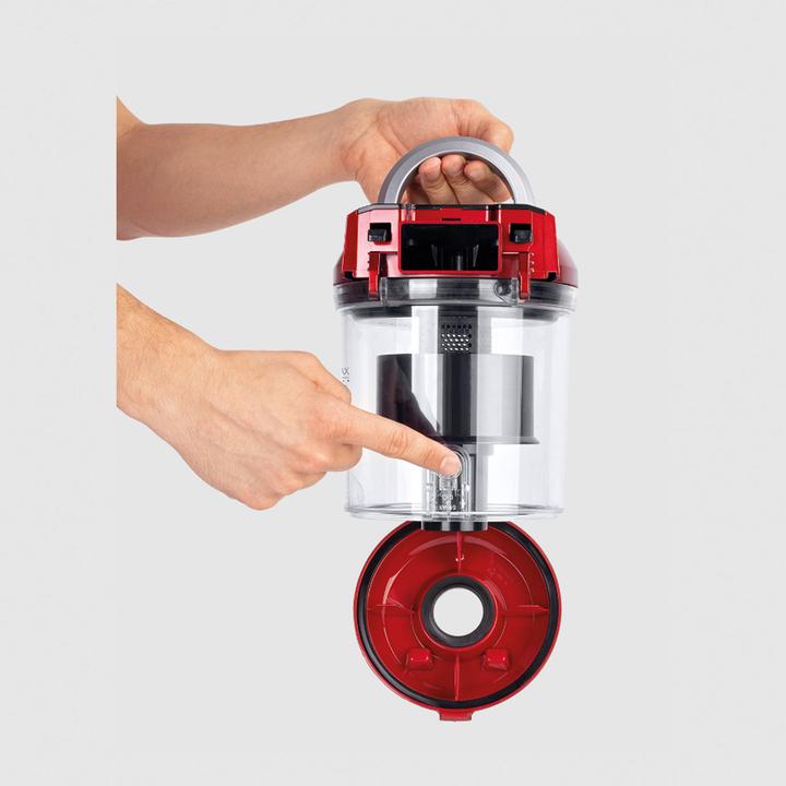 Actual product image Fakir Cyclone BL 141 Trend Vacuum Cleaner anthracite/red