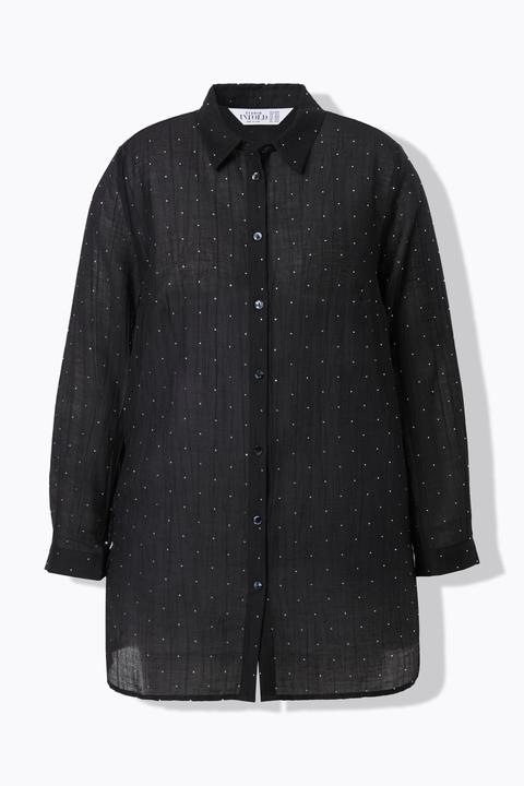 Produktbild Studio Untold Hemdbluse, Boxy Shape, Glitzersteinchen (60)