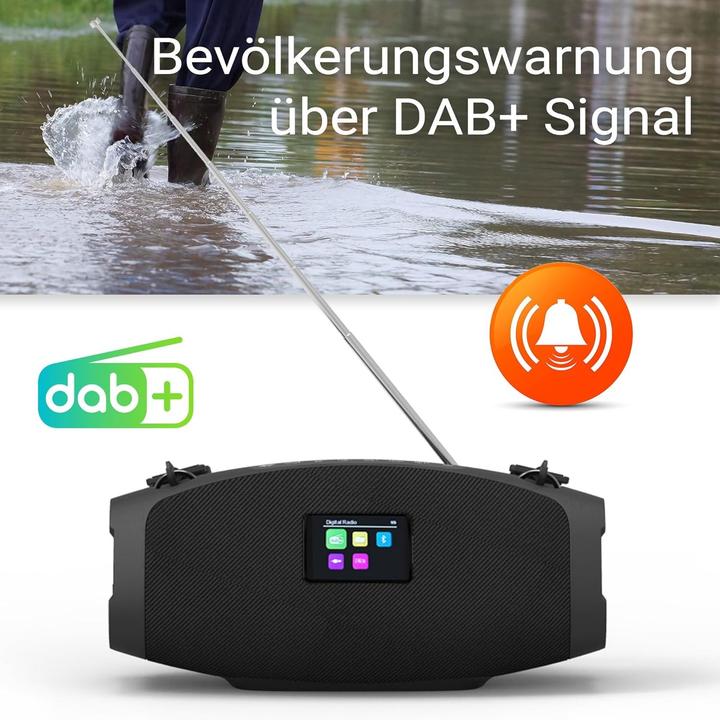 Produktbild Xoro DAB 800, DAB+, FM, BT, IP44 (DAB, DAB+, FM, Bluetooth)