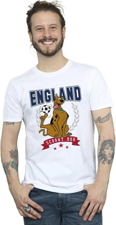 Actual product image Scooby Doo Mens England Football T-Shirt (5XL)