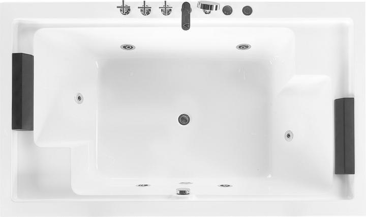 Produktbild Beliani Whirlpool Badewanne freistehend weiss rechteckig 180 x 110 cm SAONA (339 l, 110 cm)
