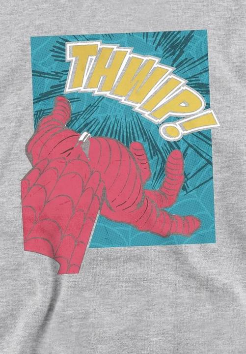 Produktbild Spiderman Thwip Kapuzenpullover meliert (128)