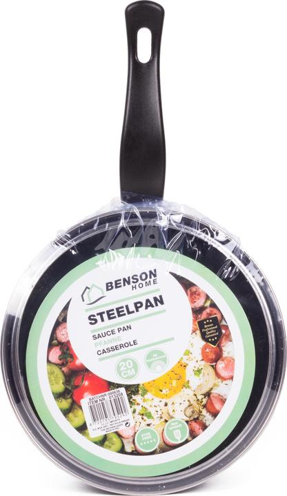 Actual product image Benson Sauce pan 20 cm + lid- marble non stick coating (Saucepan)