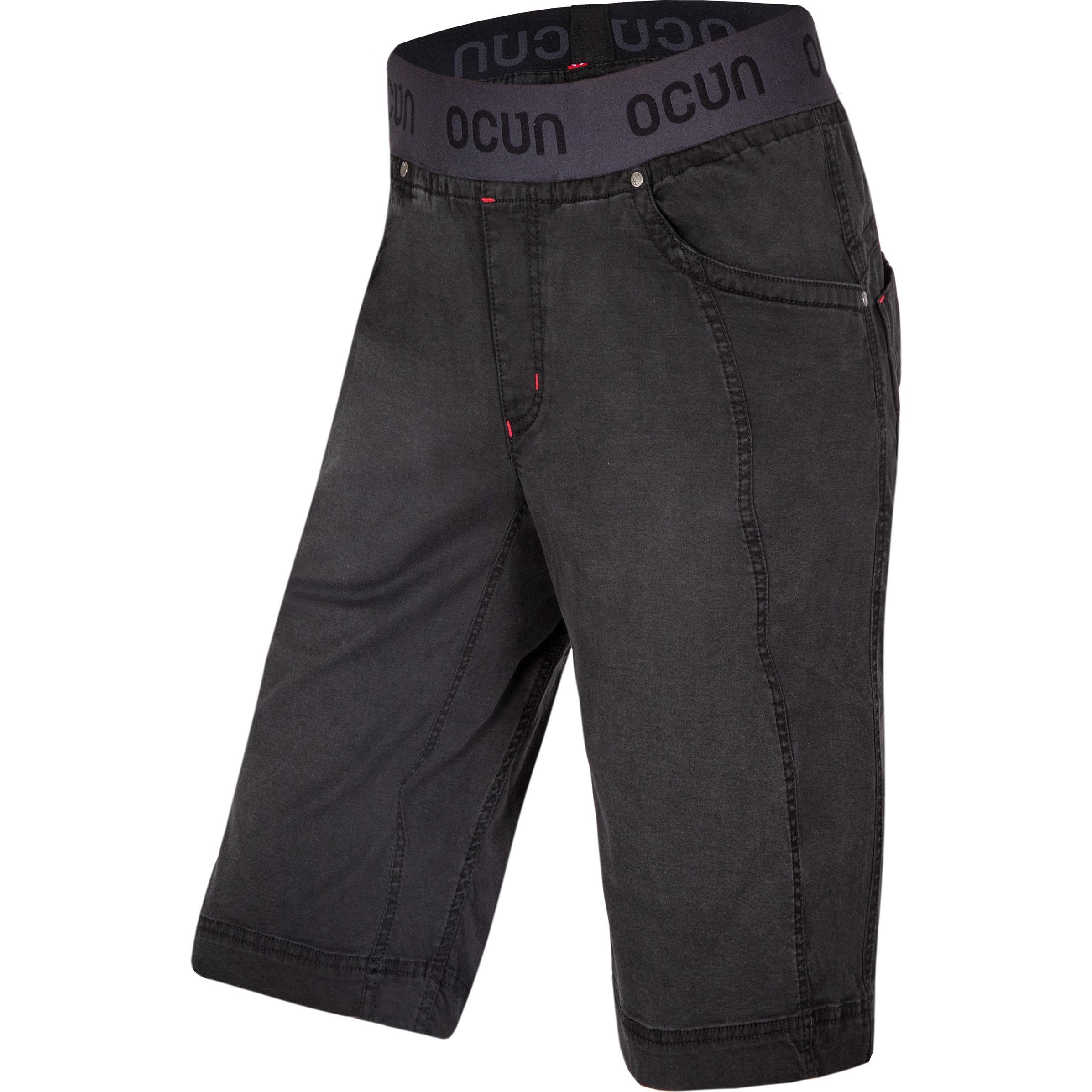 Ocun, Herren, Outdoorhose, Mánia Jeans Organic Shorts, Kletterhose (S), Schwarz, S