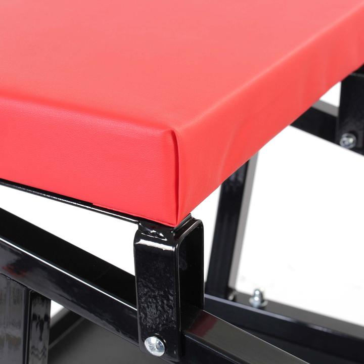 Image du produit Wiltec Tabouret escabeau de mécanicien Servante d’atelier mobile sur roulettes 160kg Plateau outils