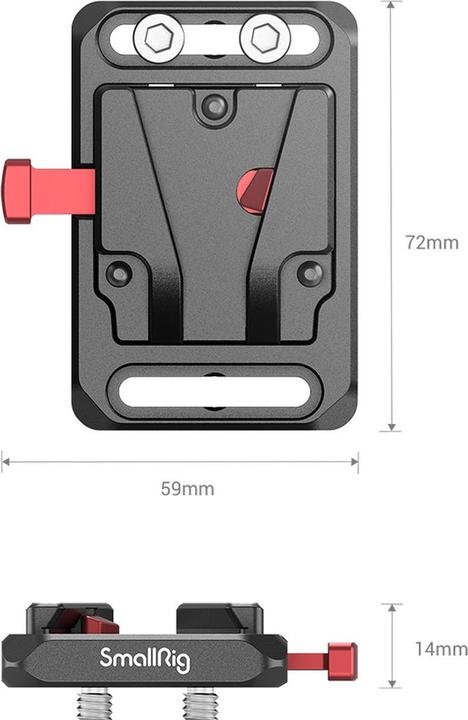 Produktbild SmallRig Mini V Mount Battery Plate 2987