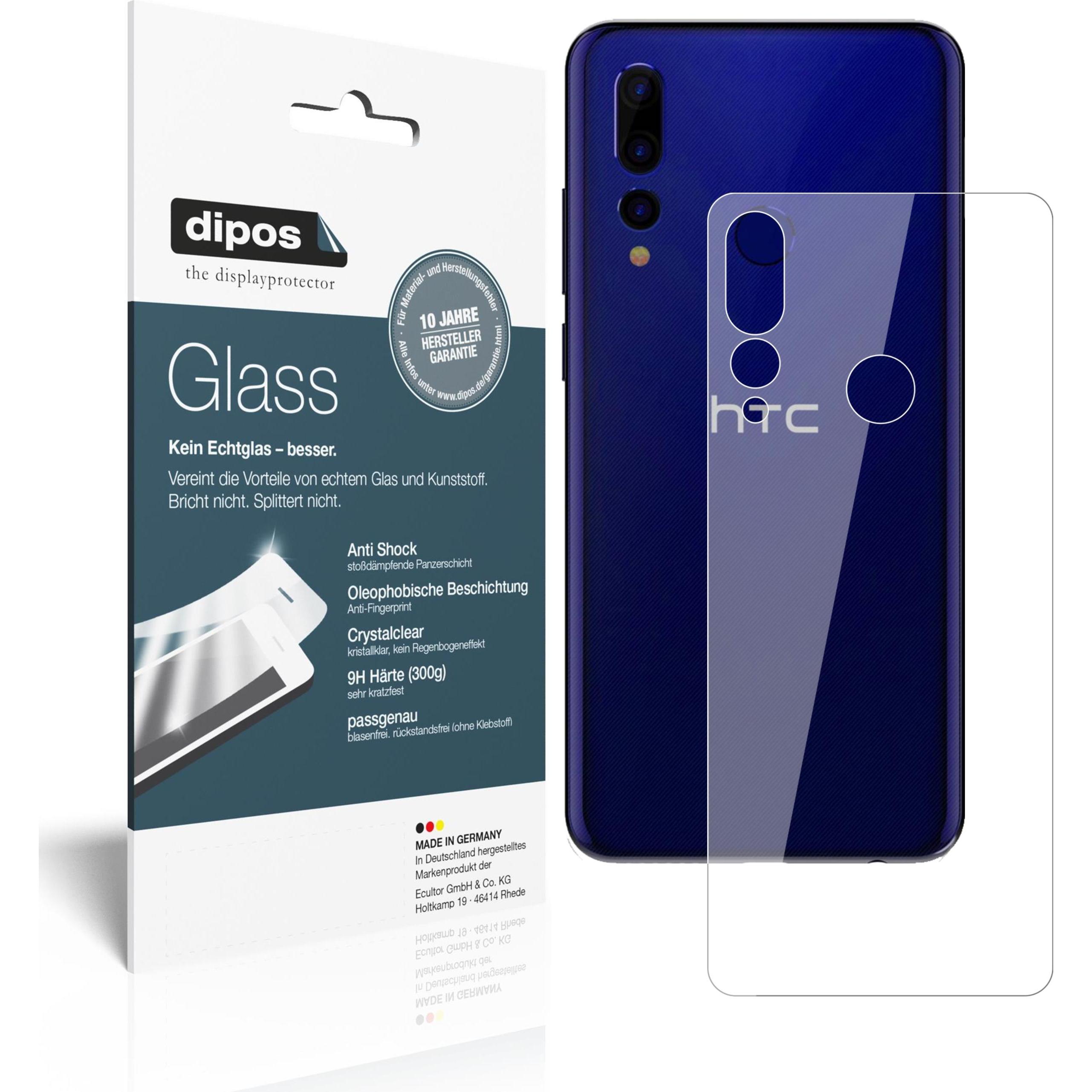Dipos Displayschutz Anti-Shock (2 Stück, HTC Wildfire X), Smartphone Schutzfolie, Transparent