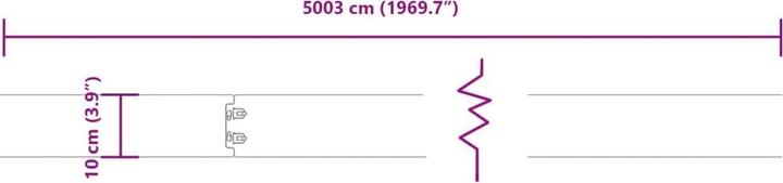Actual product image vidaXL Rasenkante (103 cm)