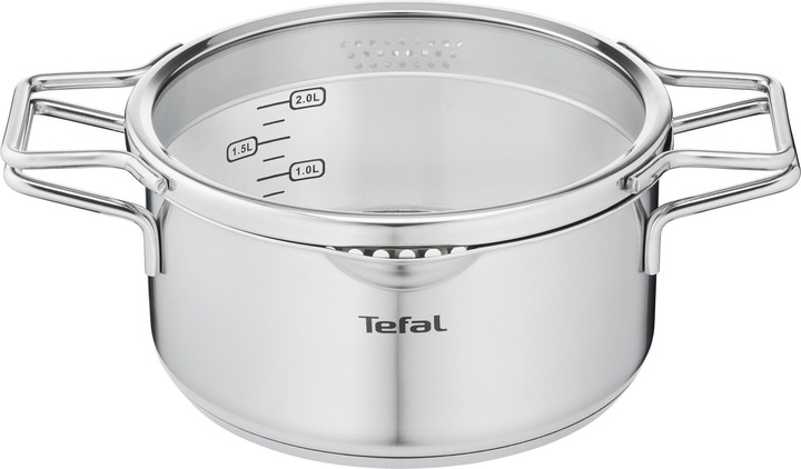 Actual product image Tefal Nordica cookware set, 6 pcs (24 cm, Pot, Stainless steel)