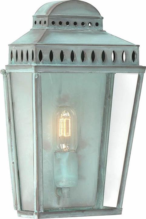 Actual product image Elstead Lighting Mansion House outdoor wall light E27 verdigris IP44 (E27, IP44)