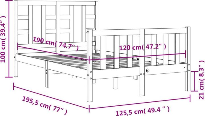 Produktbild vidaXL Nolwenn (120 x 200 cm)