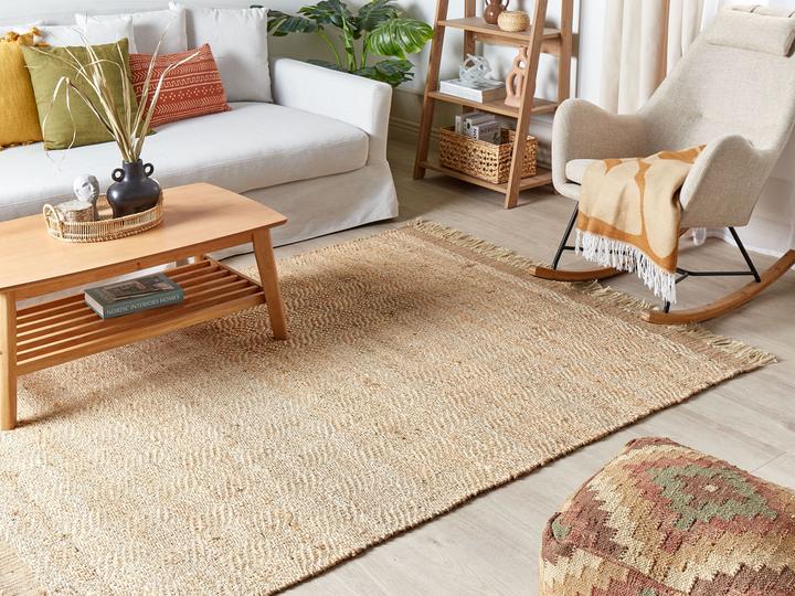 Produktbild Beliani Teppich aus Jute Beige 160 x 230 cm ABANA (230 x 160 cm)