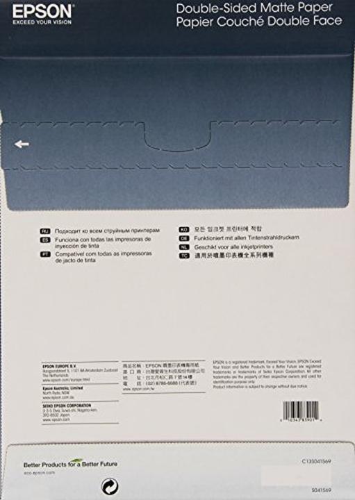 Produktbild Epson Double-Sided Matte (178 g/m², A4, 50 x)