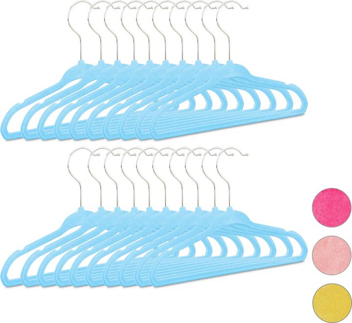 Relaxdays Cintres enfants pack de 20 (20x)