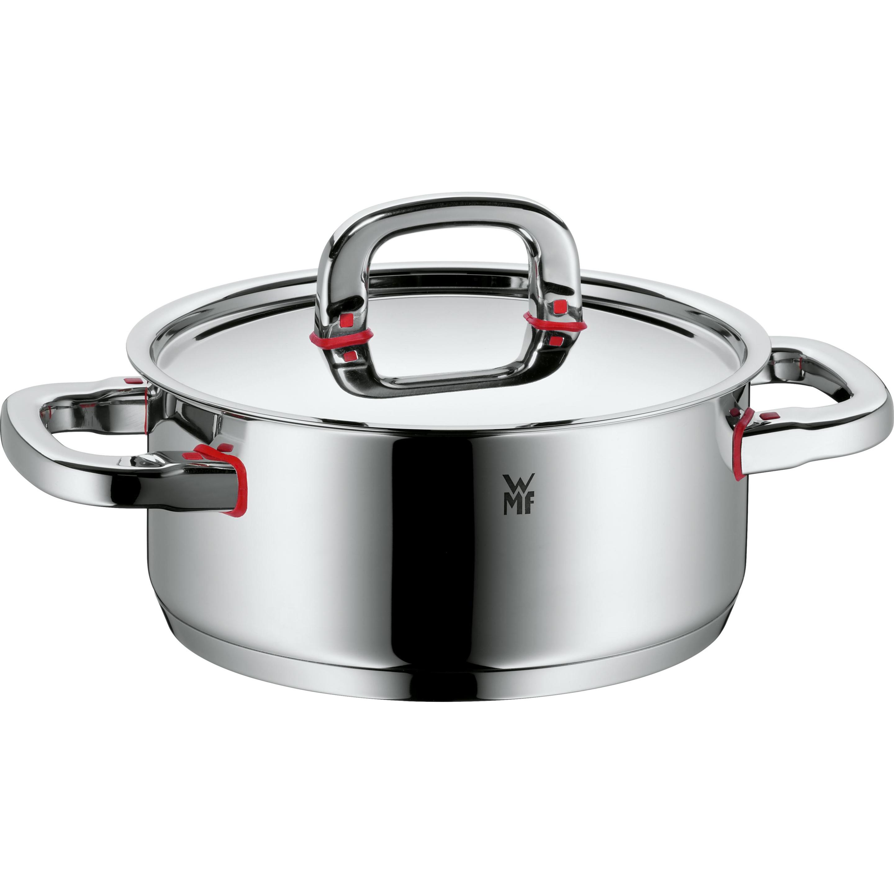WMF Bratentopf PREMIUM ONE silberfarben, Pfanne + Kochtopf, Silber