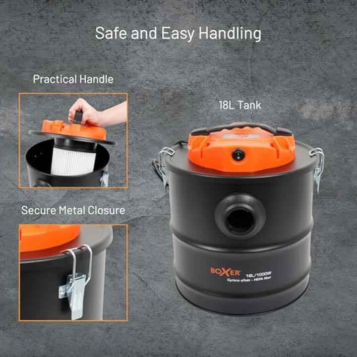 Image du produit Boxer ® cyclone askesuger med HEPA filter 18 liter med motor 1000 Watt
