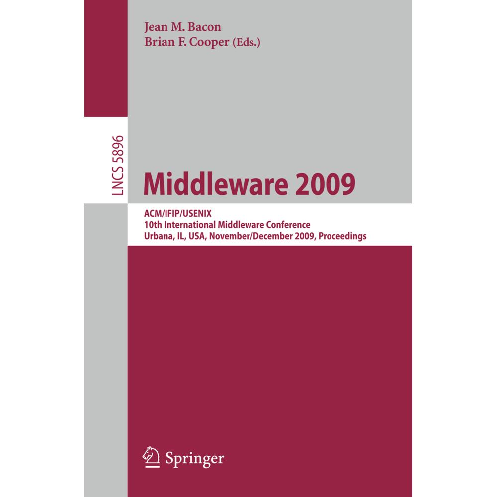 Middleware 2009, Fachbücher