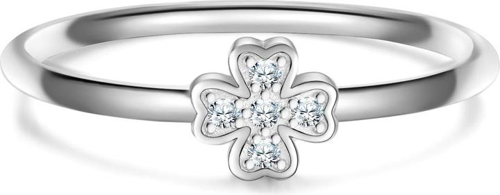 Produktbild Glanzstücke München Damen Ring Kleeblatt Sterling Silber - 34566 (60, 925 Silber)