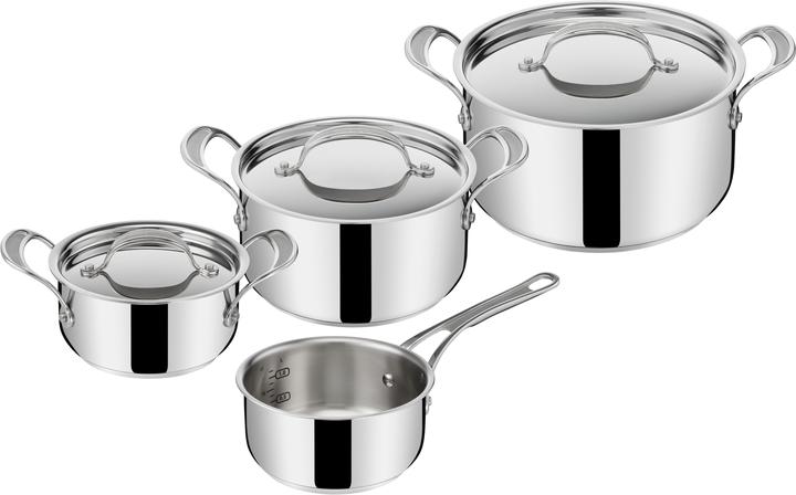 Tefal Jamie Oliver Cook's Classic Set (16 cm, Pfannenset + Topfset, Edelstahl)
