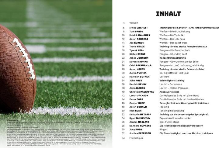 Produktbild American Football - Trainiere wie die NFL-Profis (Deutsch, Jan Stecker, Hendrik Kranenberg, Sabine Janatschek, Schwager & Steinlein Verlag, Nicole Lindenroth, 2024)