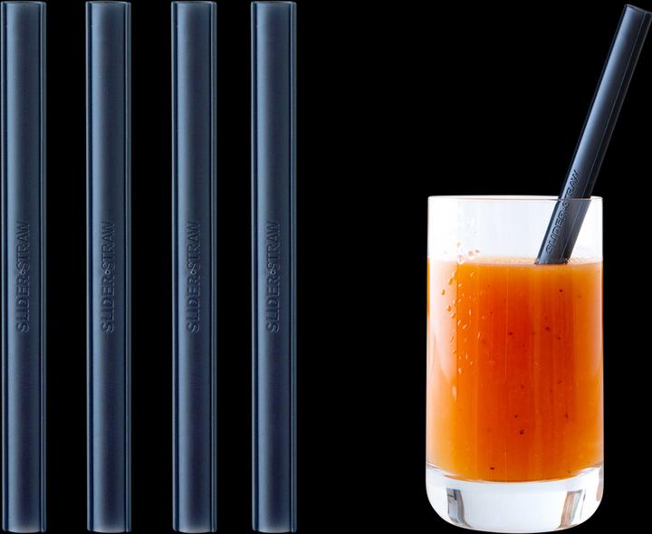 Produktbild SliderStraw Trinkhalm 4 Stück 15 cm (4 x)