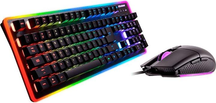 Actual product image Cougar DEATHFIRE EX keyboard USB QWERTY Black (DE, Cable)